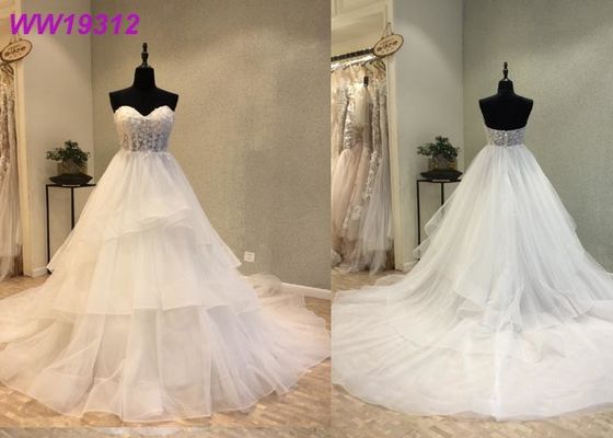 Ivory Floor Length Mermaid Style Wedding Dress For Women And Bridal Prom Party