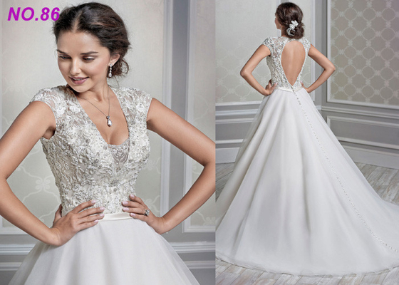 Vestiti da sposa da principessa Style/abiti a forma di di principessa palla decorazione delle perle