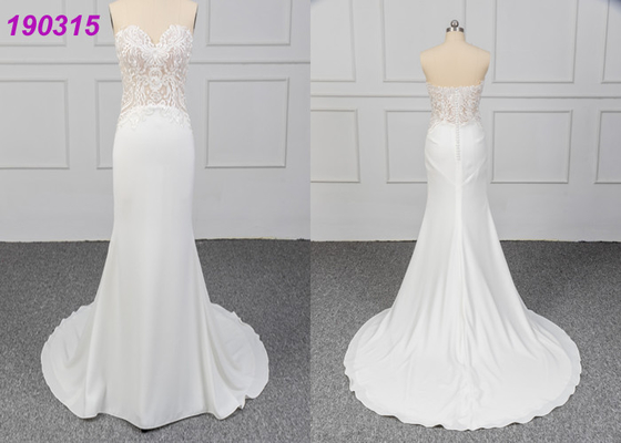 Progettazione della guaina nuziale una linea ordine del vestito da sposa dall'abito di palla il vostro sogno di bellezza